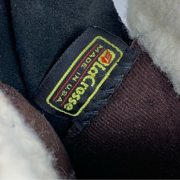 LaCrosse Rubber Leather Lace Up Winter Duck Boots Womens SZ 9 Sheepskin Liner - Picture 11 of 15